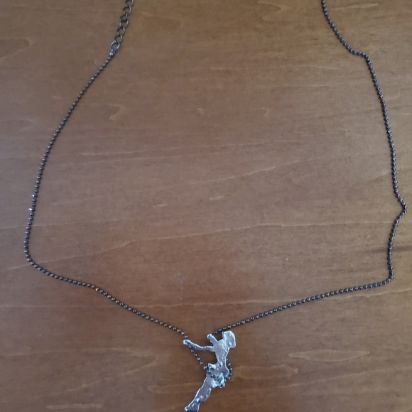 unbranded Jewelry - Silver Swinging Girl Necklace